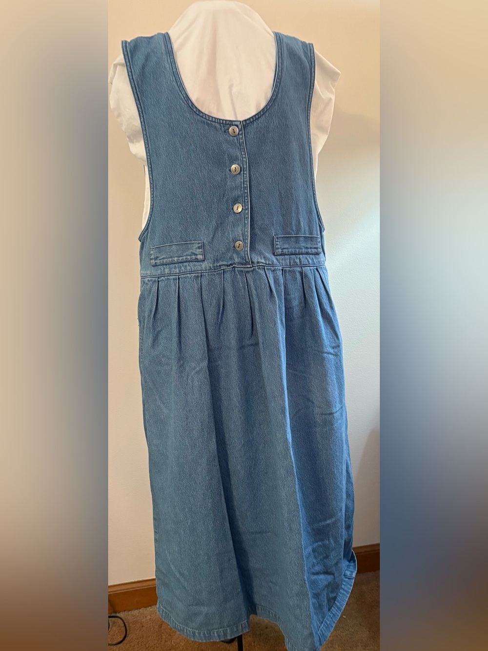Brynn Connelly Retro Denim Jumper Pinafore